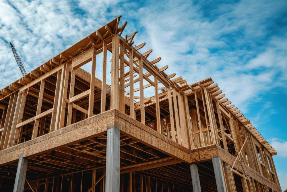 New construction framing project